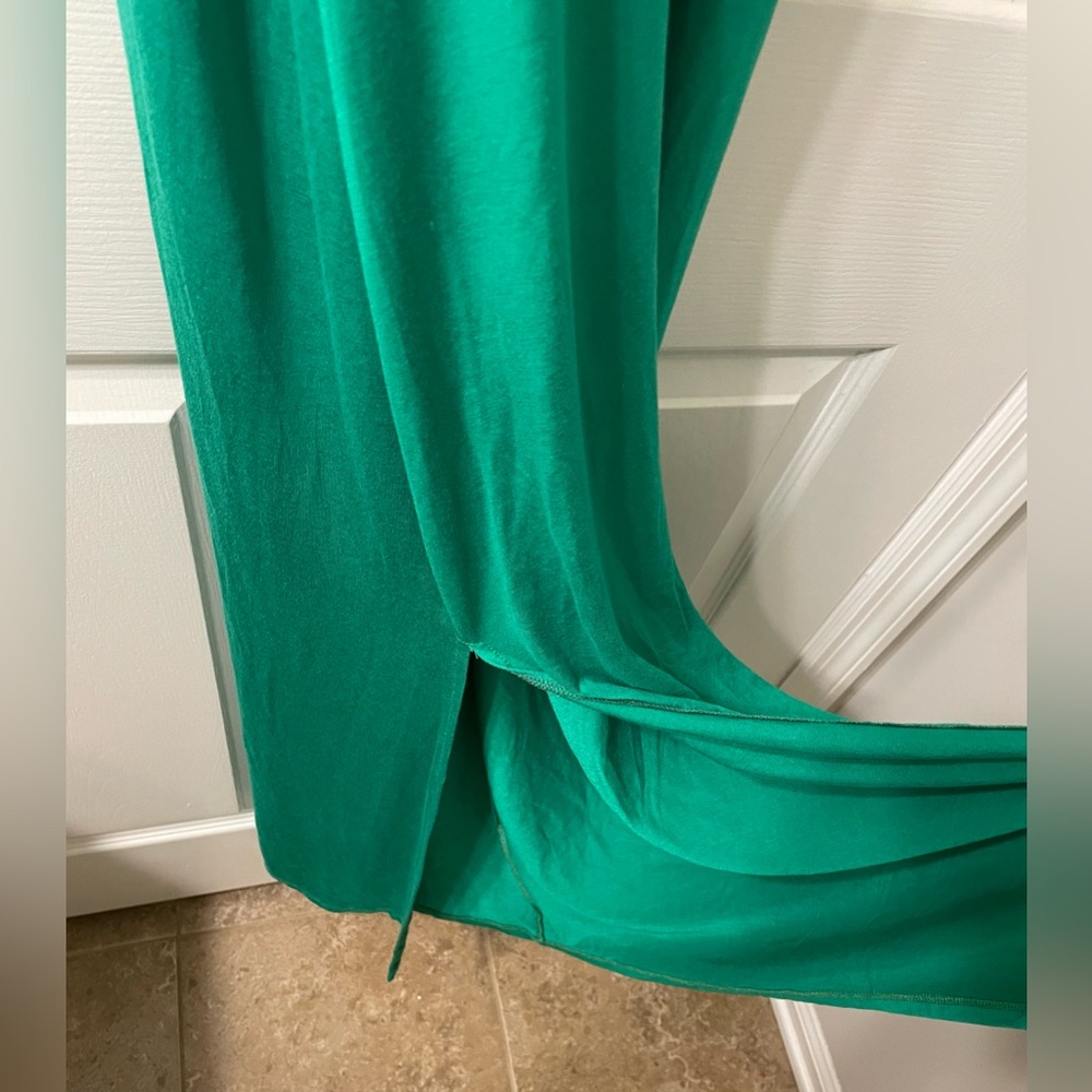 XXL NWT Green Crochet Maxi Dress - Picture 7 of 8